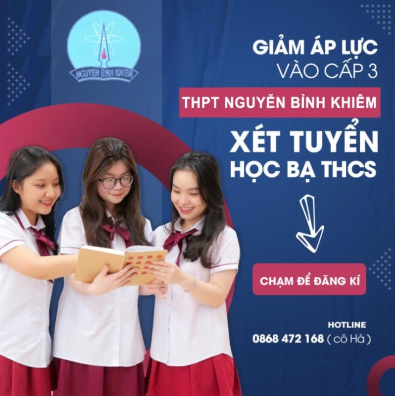 THPT. Nguyễn Bỉnh Khiêm - Phú Yên tuyển sinh lớp 10 năm 2022-2023