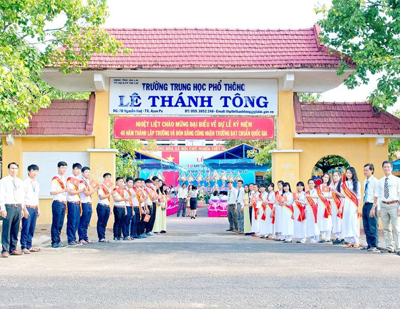 Trường THPT hàng đầu Gia Lai -  Lê Thánh Tông